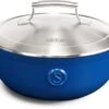 Saveur Selects Hapjespan Voyage - Classic Blue - ø 25 Cm / 3.3 Liter - Geëmailleerde Anti-aanbaklaag -Koken Pro Verkoopwinkel 1 1 12