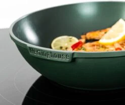 Westinghouse Pannenset Performance (Wokpan + Grillpan) ø 28 Cm - Groen - Inductie En Alle Andere Warmtebronnen -Koken Pro Verkoopwinkel 1200x1006