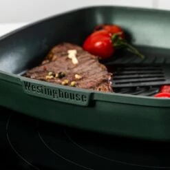 Westinghouse Pannenset Performance (Wokpan + Grillpan) ø 28 Cm - Groen - Inductie En Alle Andere Warmtebronnen -Koken Pro Verkoopwinkel 1200x1200 40