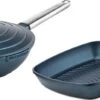 Westinghouse Pannenset Performance (Wokpan + Grillpan) ø 28 Cm - Blauw - Inductie En Alle Andere Warmtebronnen -Koken Pro Verkoopwinkel 1200x466