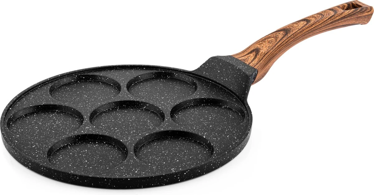 Westinghouse Pannenkoekpannenset Marble Wood - ø 26 En 28 Cm - Inductie En Alle Andere Warmtebronnen 9 Westinghouse Pannenkoekpannenset Marble Wood - ø 26 En 28 Cm - Inductie En Alle Andere Warmtebronnen - Afbeelding 7