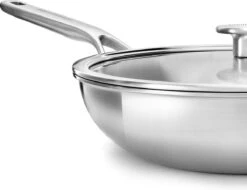KitchenAid Wokpan - Multi-Ply RVS - ø 28 Cm / 3.6 Liter -Koken Pro Verkoopwinkel 1200x921