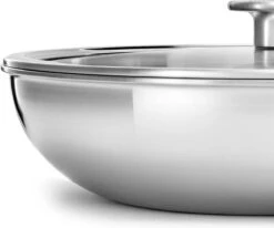 KitchenAid Wokpan - Multi-Ply RVS - ø 28 Cm / 3.6 Liter -Koken Pro Verkoopwinkel 1200x999