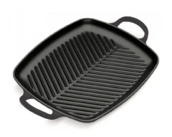 Le Creuset Grillplaat Signature - Mat Zwart - 30 X 27 Cm