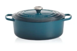 Le Creuset Braadpan Signature - Ovaal - Deap Teal - ø 29 Cm / 4.7 Liter -Koken Pro Verkoopwinkel 21178296422430 1