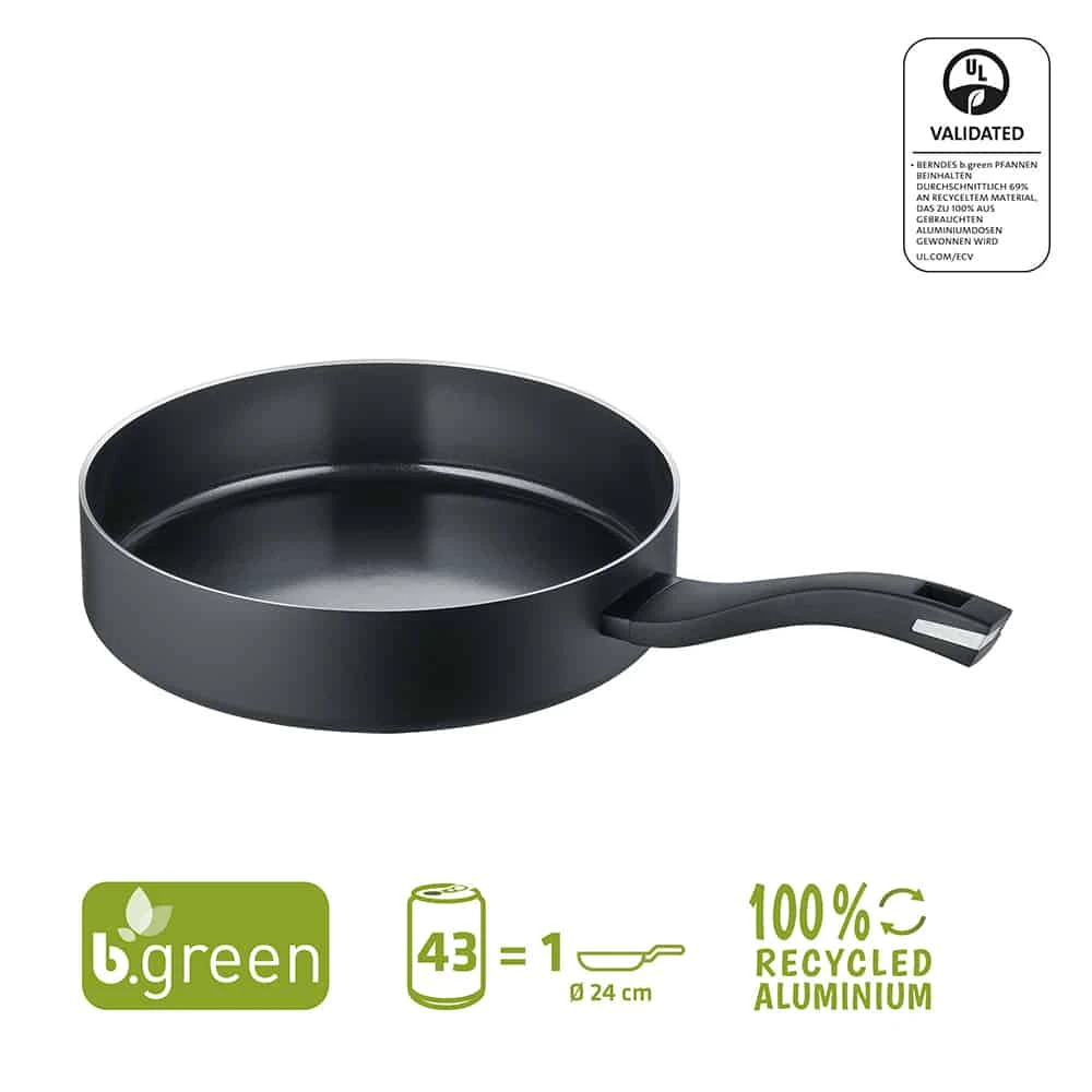 Berndes Hapjespan B.Green - ø 24 Cm / 3.1 Liter - Standaard Anti-aanbaklaag 3 Berndes Hapjespan B.Green - ø 24 Cm / 3.1 Liter - Standaard Anti-aanbaklaag - Afbeelding 2