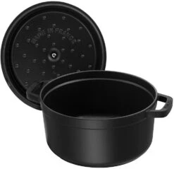 Staub Braadpan / Cocotte - Zwart - ø 26 Cm / 5.2 Liter -Koken Pro Verkoopwinkel 40500 241 0 6 4