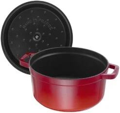 Staub Braadpan / Cocotte - Kersenrood - ø 28 Cm / 6.7 Liter -Koken Pro Verkoopwinkel 40509 814 0 5 3
