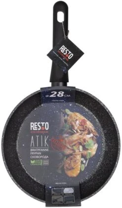 Resto Kitchenware Koekenpan Atik - ø 28 Cm - Standaard Anti-aanbaklaag -Koken Pro Verkoopwinkel 4260403577127