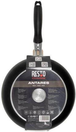 Resto Kitchenware Wokpan Antares - ø 24 Cm - Standaard Anti-aanbaklaag -Koken Pro Verkoopwinkel 4260709010120 4