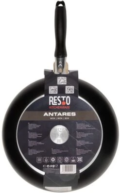 Resto Kitchenware Wokpan Antares - ø 28 Cm - Standaard Anti-aanbaklaag -Koken Pro Verkoopwinkel 4260709010137 1