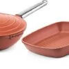 Westinghouse Pannenset Performance (Wokpan + Grillpan) ø 28 Cm - Rood - Inductie En Alle Andere Warmtebronnen -Koken Pro Verkoopwinkel 550x238
