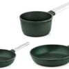 Westinghouse Pannenset Performance (Koekenpan ø 24 En 28 Cm + Steelpan ø 18 Cm) - Groen - Inductie En Alle Andere Warmtebronnen -Koken Pro Verkoopwinkel 550x339