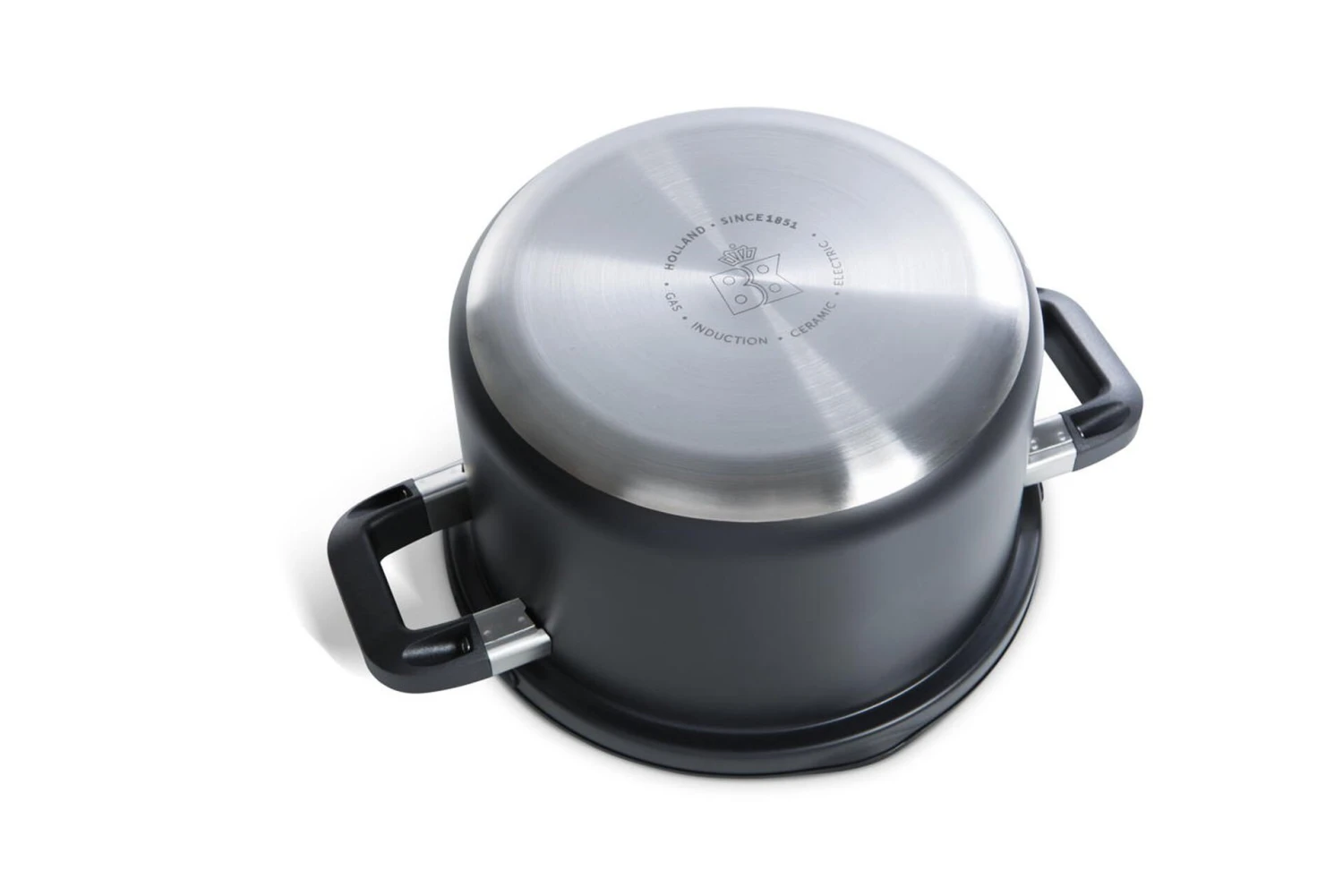 BK Pannenset Flow Cool - Zwart / RVS - 4 Delige Set 10 BK Pannenset Flow Cool - Zwart / RVS - 4 Delige Set - Afbeelding 8