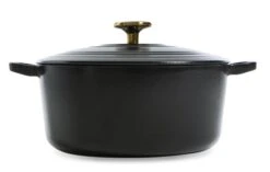BK Braadpan Bourgogne - Pitch Black - ø 24 Cm / 4.2 Liter -Koken Pro Verkoopwinkel 8718311313673 1 1 1
