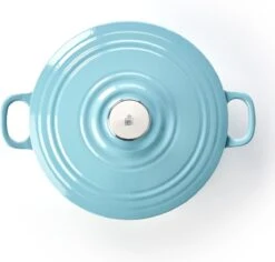 BK Braadpan Bourgogne - Aqua Blue - ø 24 Cm / 4.2 Liter -Koken Pro Verkoopwinkel 8718311317527 1