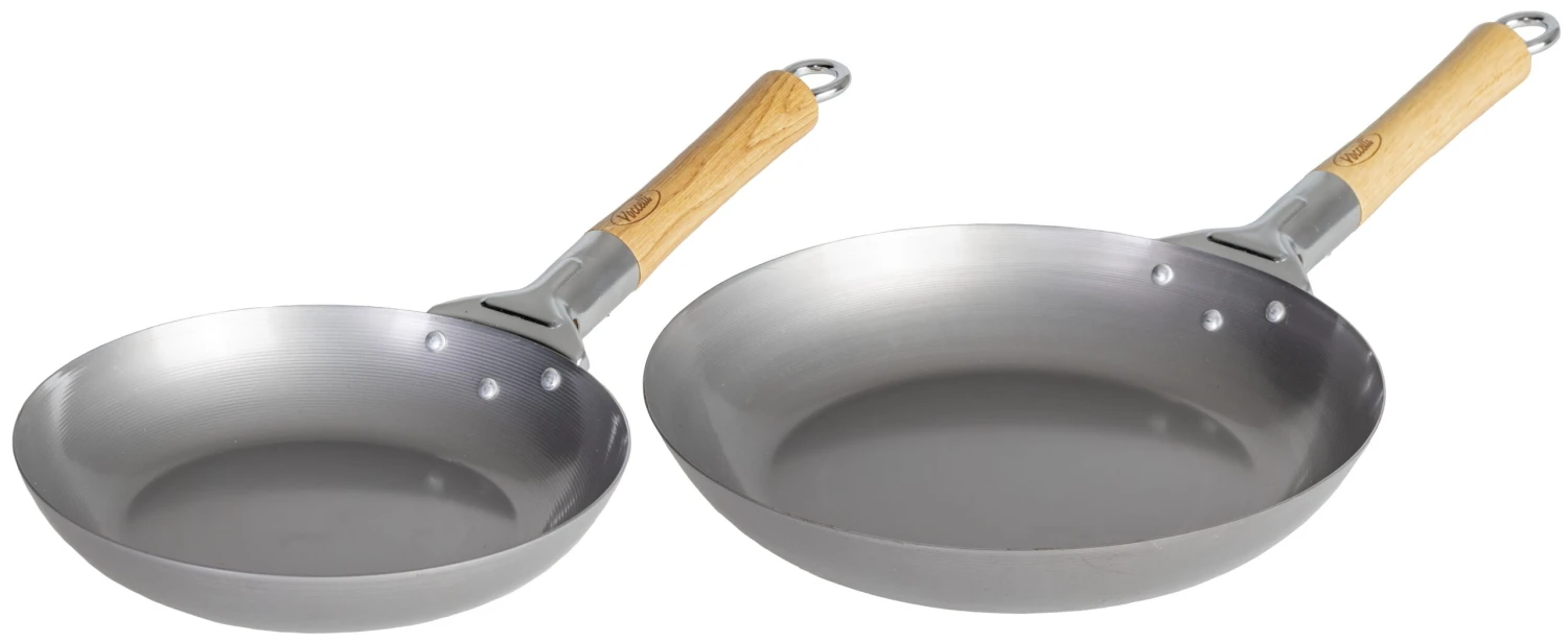 Koekenpannenset Voccelli ø 24 Cm & ø 28 Cm - Zonder Anti-aanbaklaag 3 Koekenpannenset Voccelli ø 24 Cm & ø 28 Cm - Zonder Anti-aanbaklaag