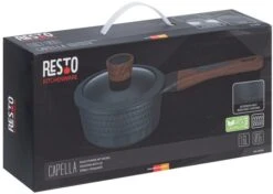 Resto Kitchenware Steelpan Capella - ø 16 Cm / 1.4 Liter - Standaard Anti-aanbaklaag -Koken Pro Verkoopwinkel 93500.4260403579015.ver30