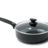 GreenPan Hapjespan Met Deksel - Cambridge - Infinity Black - ø 24 Cm / 3.1 Liter - Keramische Anti-aanbaklaag 1 GreenPan Hapjespan Met Deksel - Cambridge - Infinity Black - ø 24 Cm / 3.1 Liter - Keramische Anti-aanbaklaag -Koken Pro Verkoopwinkel Afbeeldingen CL 2022 06 16T135226.175