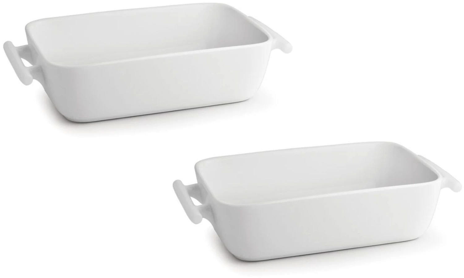 BonBistro Ovenschaal Yong Squito - 33 X 24 X 6 Cm / 3.5 Liter - Wit - 2 Stuks 3 BonBistro Ovenschaal Yong Squito - 33 X 24 X 6 Cm / 3.5 Liter - Wit - 2 Stuks