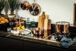 DUCQ Steelpan Met Deksel - Koper - ø 16 Cm / 1.5 Liter 15 DUCQ Steelpan Met Deksel - Koper - ø 16 Cm / 1.5 Liter -Koken Pro Verkoopwinkel DUCQ 037