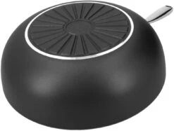 Demeyere Wokpan Alu Plus 3 - Duraslide - ø 28 Cm - Standaard Anti-aanbaklaag -Koken Pro Verkoopwinkel Demeyere Wokpan Alu Plus 3 750057274