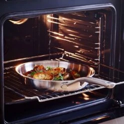 KitchenAid Koekenpan - Multi-Ply RVS - ø 24 Cm - Zonder Anti-aanbaklaag -Koken Pro Verkoopwinkel KA Koekenpan Multiply Stainless 4 1