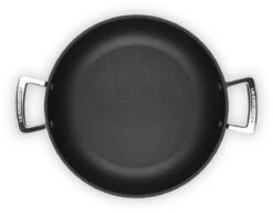 Le Creuset Hapjespan Met Deksel - Les Forgées TNS - ø 28 Cm / 3.2 Liter - Standaard Anti-aanbaklaag -Koken Pro Verkoopwinkel LC 20190624 ZS PS FS 51107280010502 005