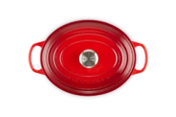 Le Creuset Braadpan Signature - Ovaal - Kersenrood - ø 33 Cm / 7.5 Liter -Koken Pro Verkoopwinkel LC 20191021 HL PS FS 21178290602430 004 1