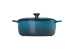 Le Creuset Braadpan Signature - Ovaal - Deap Teal - ø 29 Cm / 4.7 Liter -Koken Pro Verkoopwinkel LC 20210125 HL PS FS 21178296422430 003