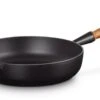 Le Creuset Hapjespan Signature - Mat Zwart - ø 28 Cm / 3.6 Liter- Geëmailleerde Anti-aanbaklaag -Koken Pro Verkoopwinkel LC 20210721 HL PS FS 20259280000422 001