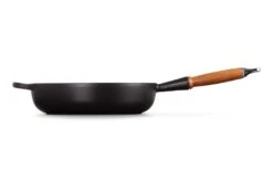 Le Creuset Hapjespan Signature - Mat Zwart - ø 28 Cm / 3.6 Liter- Geëmailleerde Anti-aanbaklaag -Koken Pro Verkoopwinkel LC 20210721 HL PS FS 20259280000422 003