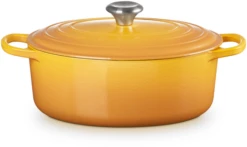 Le Creuset Braadpan Signature - Ovaal - Nectar - ø 29 Cm / 4.7 Liter -Koken Pro Verkoopwinkel LC 20220720 HL PS FS 21178296724430 001