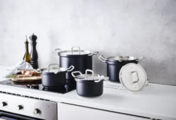 BK Pannenset Q-linair Master Black - 4 Delige Set 7 BK Pannenset Q-linair Master Black - 4 Delige Set -Koken Pro Verkoopwinkel Q linair Master SS Black Header