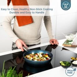 Westinghouse Koekenpan Performance - Bravery Blue - ø 28 Cm - Standaard Anti-aanbaklaag -Koken Pro Verkoopwinkel WCFP0095024BL 4 1