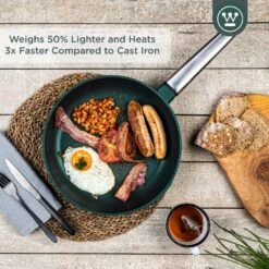 Westinghouse Koekenpan Performance - Gracious Green - ø 24 Cm - Standaard Anti-aanbaklaag -Koken Pro Verkoopwinkel WCFP0095024SG 2