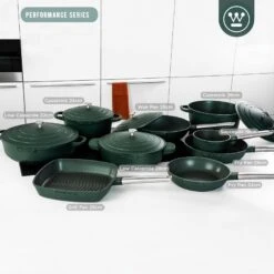 Westinghouse Koekenpan Performance - Gracious Green - ø 28 Cm - Standaard Anti-aanbaklaag -Koken Pro Verkoopwinkel WCFP0095024SG 6 1