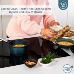 Westinghouse Steelpan Performance - Bravery Blue - ø 18 Cm / 1.9 Liter -Koken Pro Verkoopwinkel WCSP0095N18BL 4