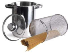 Cooking Pastapan / Aspergepan - RVS - ø 16 Cm / 4.0 Liter -Koken Pro Verkoopwinkel aspergepan 0