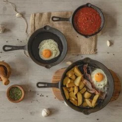 Blackwell Koekenpan - Gietijzer - ø 25 Cm - Zonder Anti-aanbaklaag -Koken Pro Verkoopwinkel jh gietijzer 002 2 2