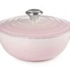 Le Creuset Braadpan Signature - Marmite - Shell Pink - ø 24 Cm / 3.1 Liter -Koken Pro Verkoopwinkel le creuset braadpan marmite shell pink 24cm 1
