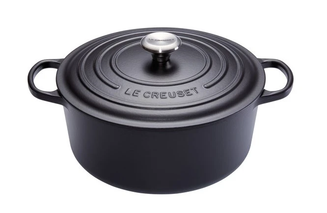 Le Creuset Braadpan Signature - Mat Zwart - ø 24 Cm / 4.2 Liter 3 Le Creuset Braadpan Signature - Mat Zwart - ø 24 Cm / 4.2 Liter