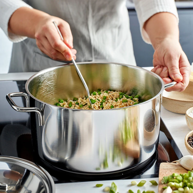 Demeyere 3 Delige Pannenset (Kookpan ø 18 / 20 Cm En Sauspan ø 20 Cm) + Deksels Apollo 7 - RVS 4 Demeyere 3 Delige Pannenset (Kookpan ø 18 / 20 Cm En Sauspan ø 20 Cm) + Deksels Apollo 7 - RVS - Afbeelding 2